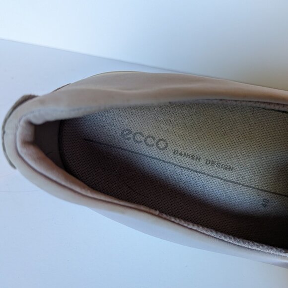 ECCO Soft 7 - Women’s Casual Wedge Slip-On Shoes - Gray White US 9-9.5/EU 40 - Picture 2 of 5